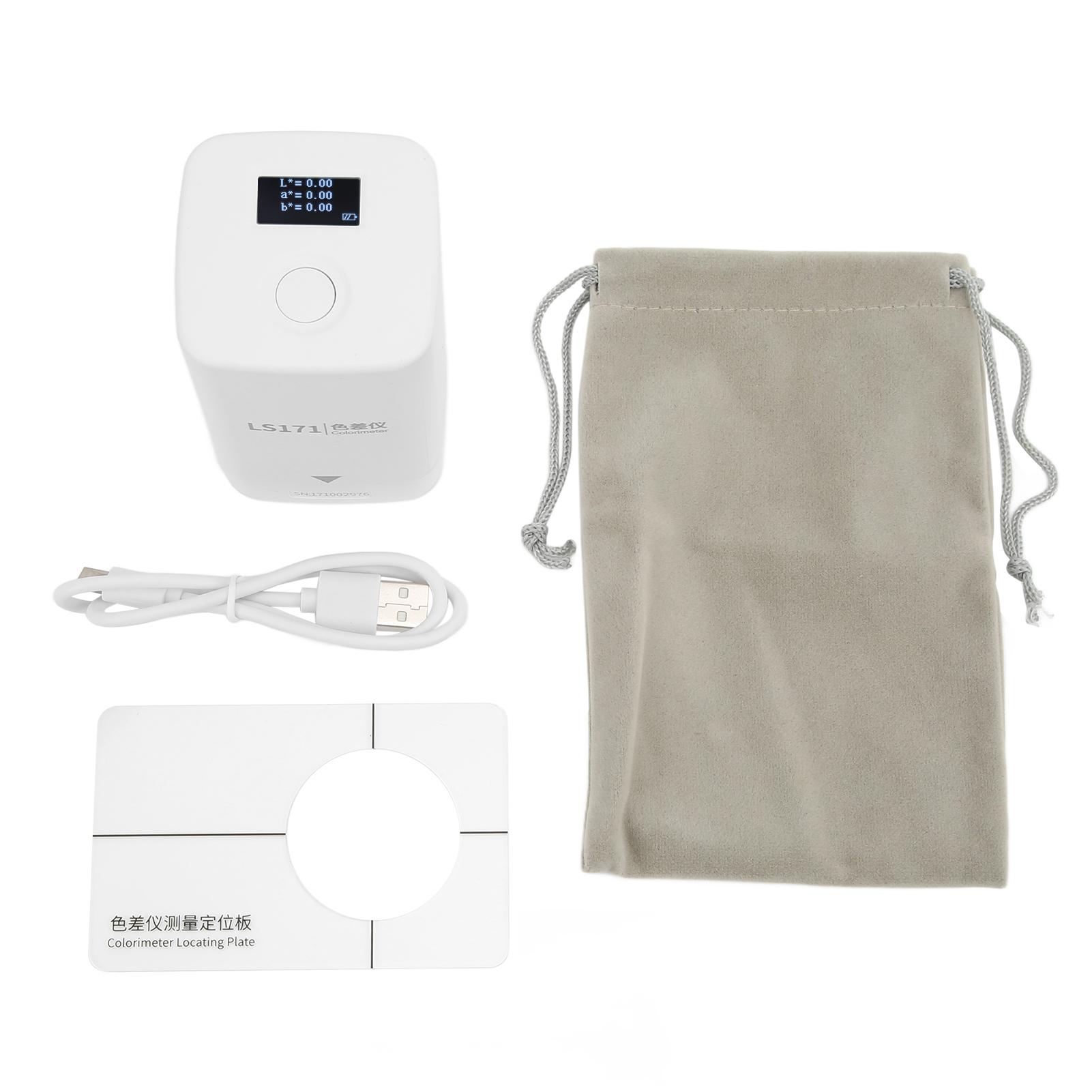 

LS171 Smart Colorimeter High Accuracy QC Detection Multi Color Measurement Multi Device Data Sharing Color Difference Meter білий
