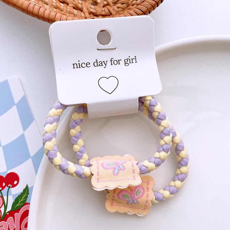 2023 New Korean Scrunchie Set Sweet Large Rubber Band Hair Rope For Women Elastic Hairbands Headbands Hair Accessories Headwear