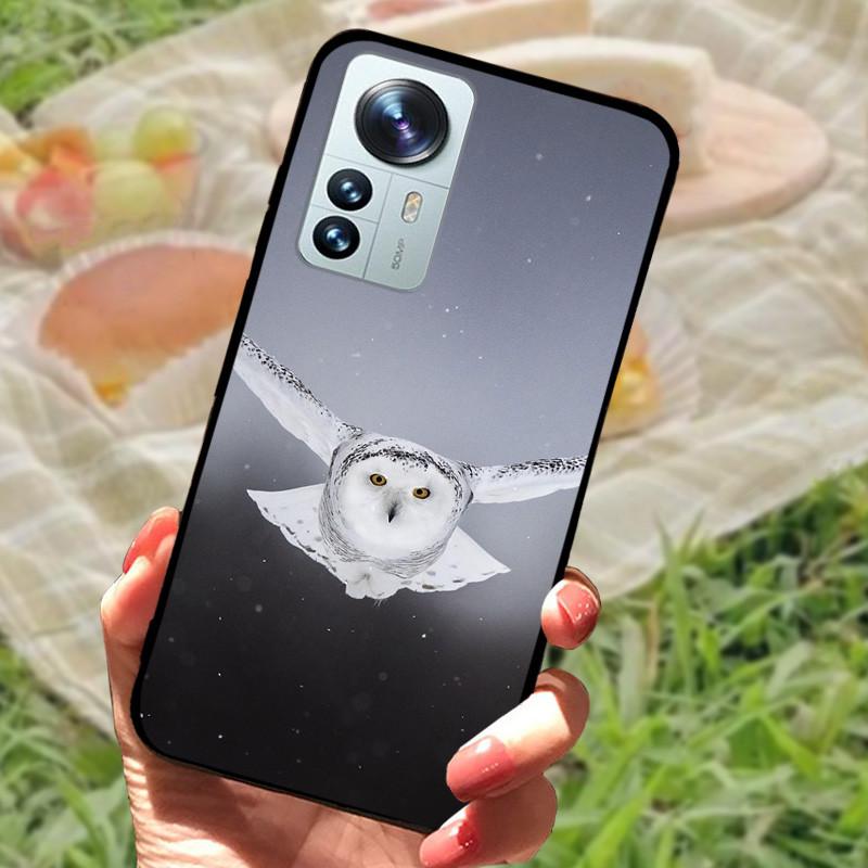 For Xiaomi Mi 12 Case 12X 12S Soft Silicone Cartoon Painted Phone Cover For Xiaomi 12 Pro Case 12S PRO Shockproof Coques Bumper