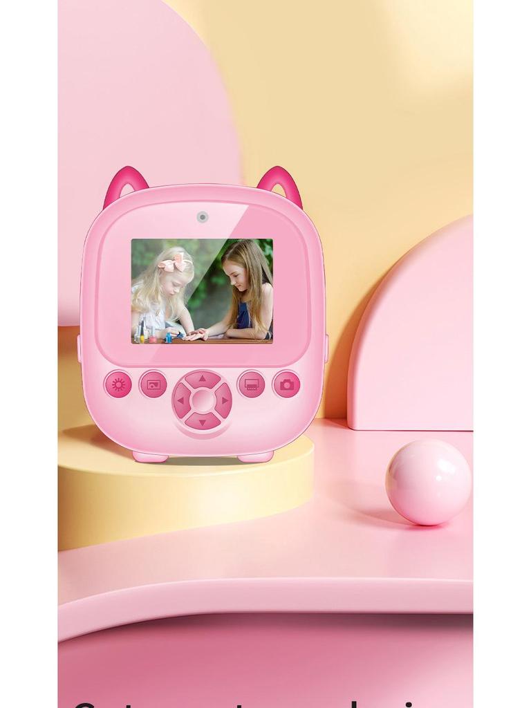 S5 HD Mini Dual Instant Camera for Kids - Thermal Cartoon Printing