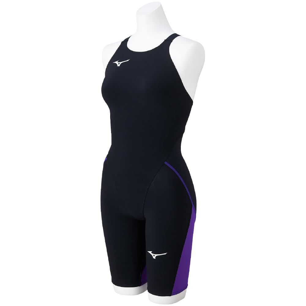 

Mizuno GX SONIC LITE Racing Half Suit Size Women s (N2MGC211), L, Black/Violet