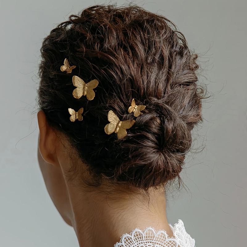 Sparkling  Star Moon Hair Clip Set For Girls Bridal Wedding Headpieces Hair Pins  Jewelry Hair Accessories