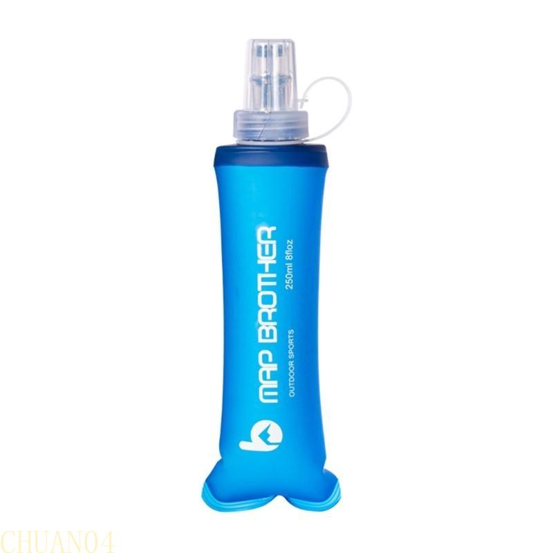 Bouteille d'eau pliable A1A2 Gourde souple portable en TPU Bouteille d'eau Pack d'hydratation pour la course à pied
