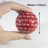 100 Sided Acrylic Dices D100 Dice with Bag for Table Board Role Playing Game Bar Club Tabletop Game Playing Board Game Accessories