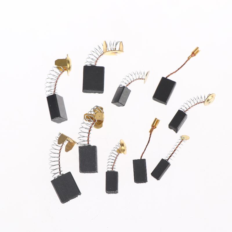 50Pcs Electric Hammer Power Tool Maintenance Kits Electric Motor Carbon Brushes Set 5 Models Carbons Brushes Replacement Parts