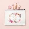 Initial Makeup Bag Personalized Bride Makeup Box Decorative Gift Female Organizer Travel Toilet Wash Wallet