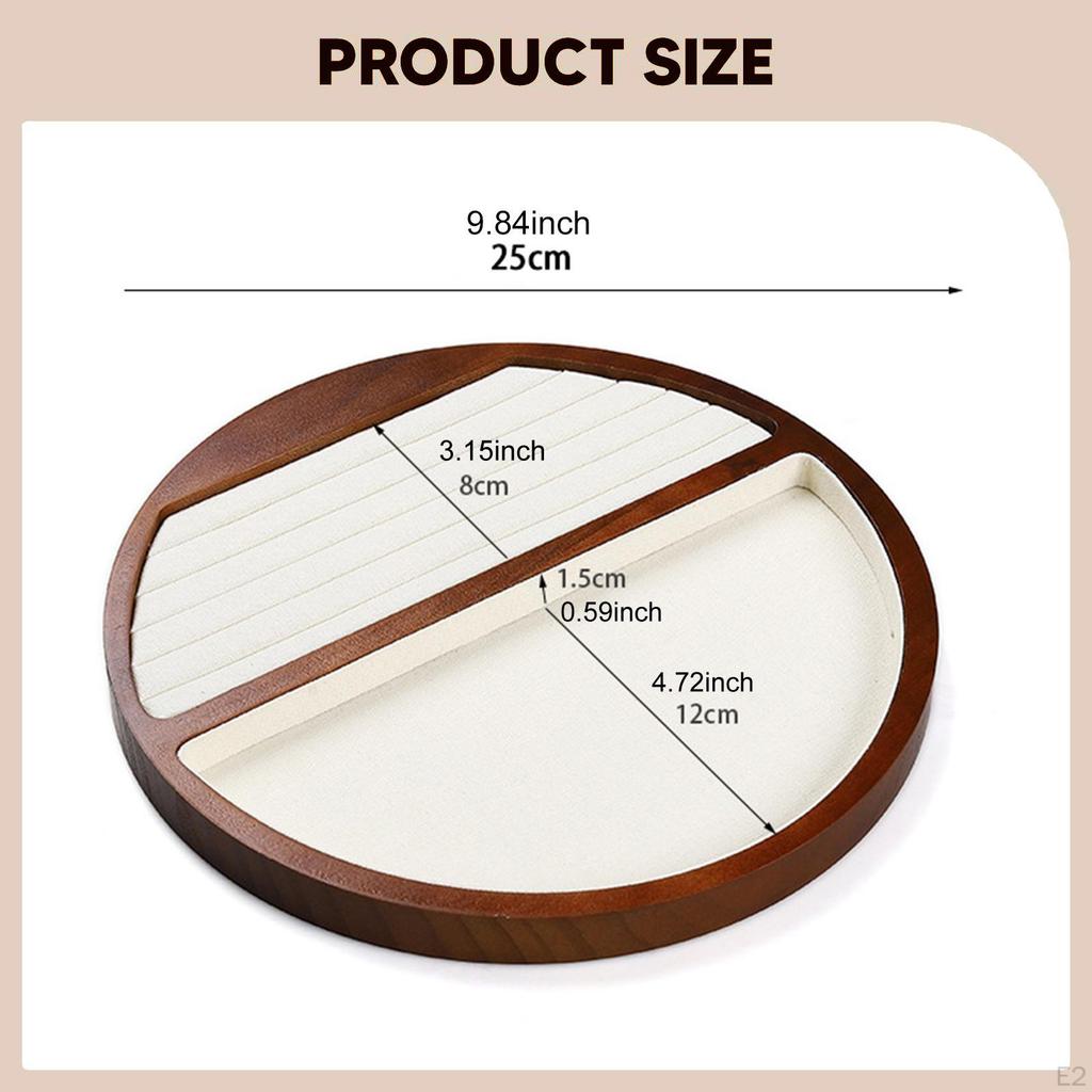 Rings Display Tray Stand Decor Elegant Multi Slots Holder Box for Jewellery Store Birthday