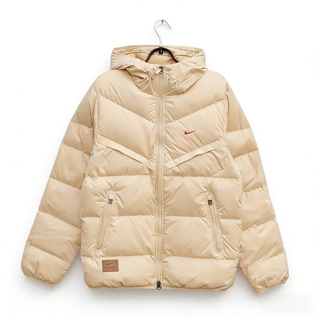 Nike Storm FIT Windrunner windproof and water-resistant hooded zipper bread long sleeved down jacket  S , M , L , XL , XXL , XXXL .