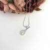 Silver Pendant with Cubic Zirconias, Pearls (2080909)