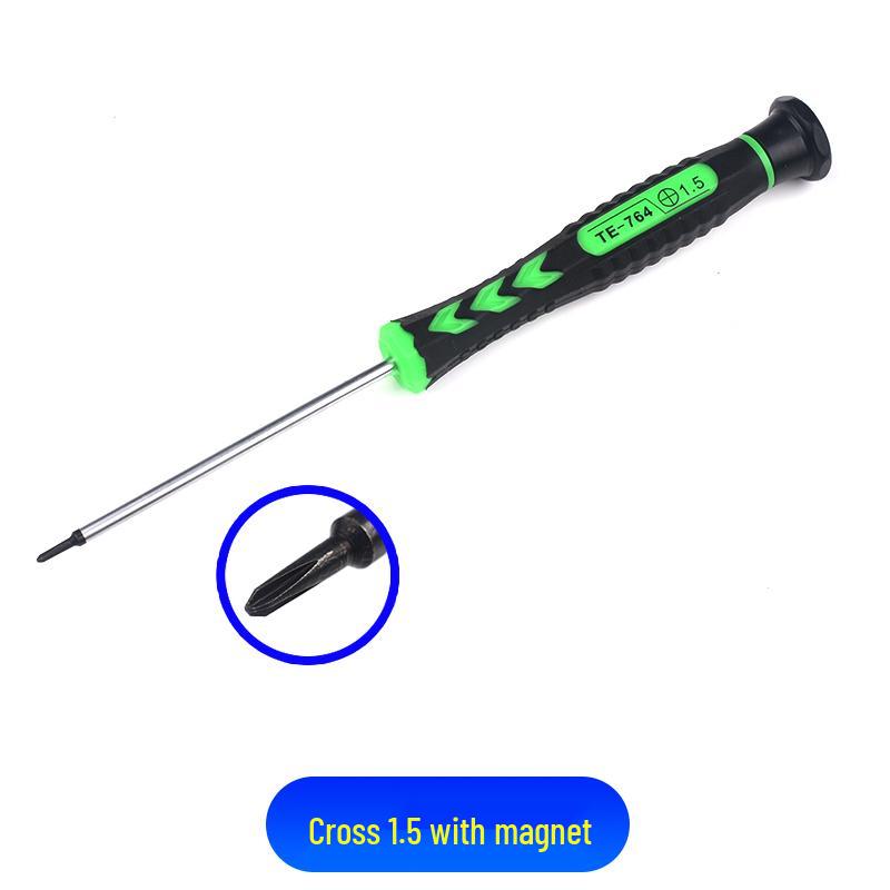 Chrome Vanadium Steel Magnetic Flathead & Phillips Five-Star Multifunctional Manual Labor-Saving Extended Screwdriver