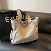 Stylish Canvas Tote Bag For Women Large Capacity Summer Casual Shoulder Bag