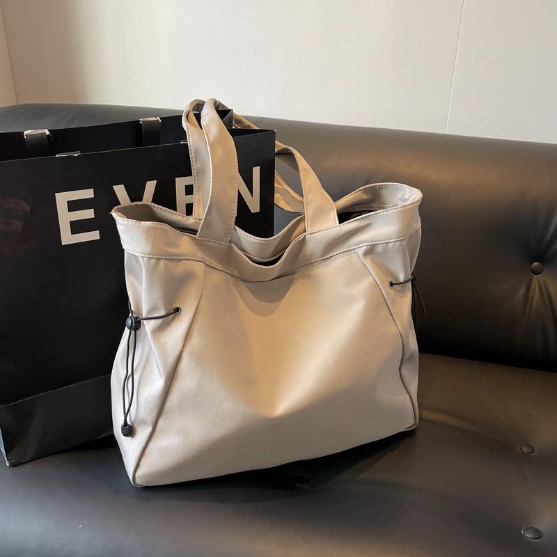 Stylish Canvas Tote Bag For Women Large Capacity Summer Casual Shoulder Bag