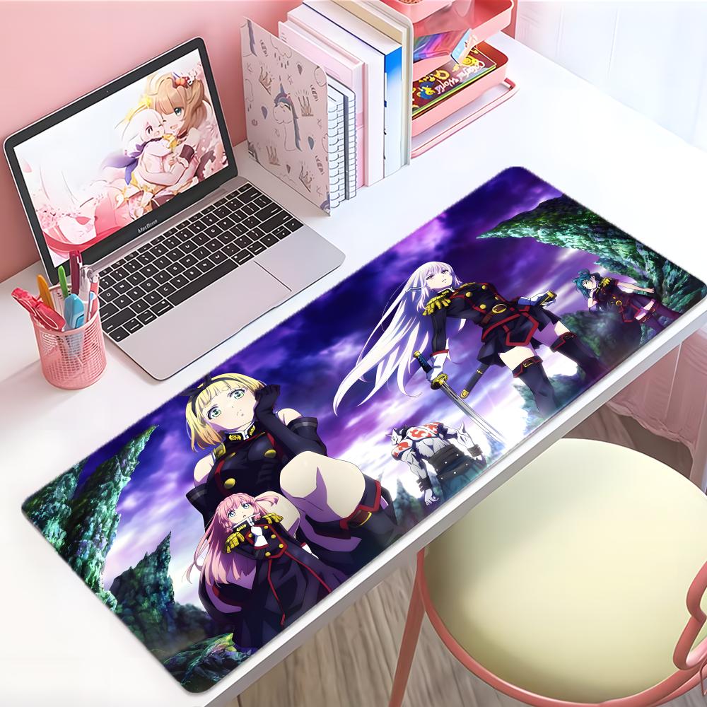 Cool Powerful Anime The NNew Gate Mouse Pad Large Thick Desk Pad Stitched Edges Gaming Mouse Mat For Pc