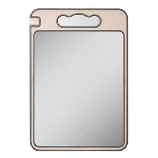 Double-Sided Cutting Board with Handle Stainless Steel Chopping Board for Meat Veggies Kitchen Gadgets