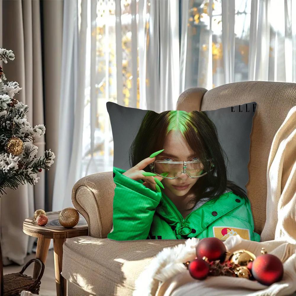 Singer B-Billies Pillow Case Square Pillow Bedroom Sofa Leisure Comfort Cushion Car Living Room Home Decoration 40X40