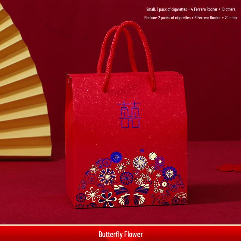 Wedding Gift Candy Box and Bag Set for Melon Seeds