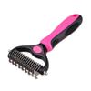 Dual-Sided Pet Grooming Rake Comb for Dogs - Detangling & Shedding Tool