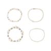 Love Pearl Bracelet Hot-selling Jewelry Personalized Fashion Simple Special-shaped Beaded Stacked Bracelet