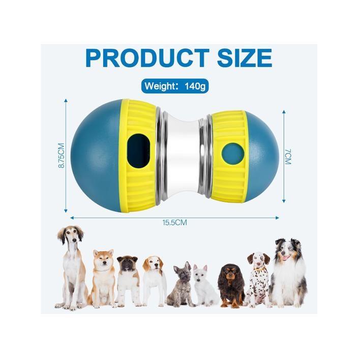 Jouet Interactif pour Chien, Distributeur de Friandises, Distributeur de Croquettes, Distributeurs de Friandises Interactifs,Jouets