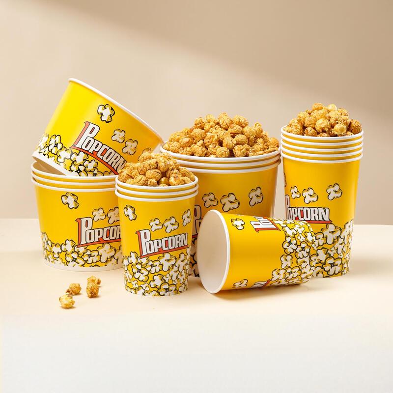 Disposable 46oz Popcorn Buckets (1000 Count)