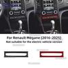 Soft Carbon Fiber Sticker For Renault Megane 4 2016 2017 2018 2019 2020 2021 2022-2025 Car Center Console Multi-function Button.