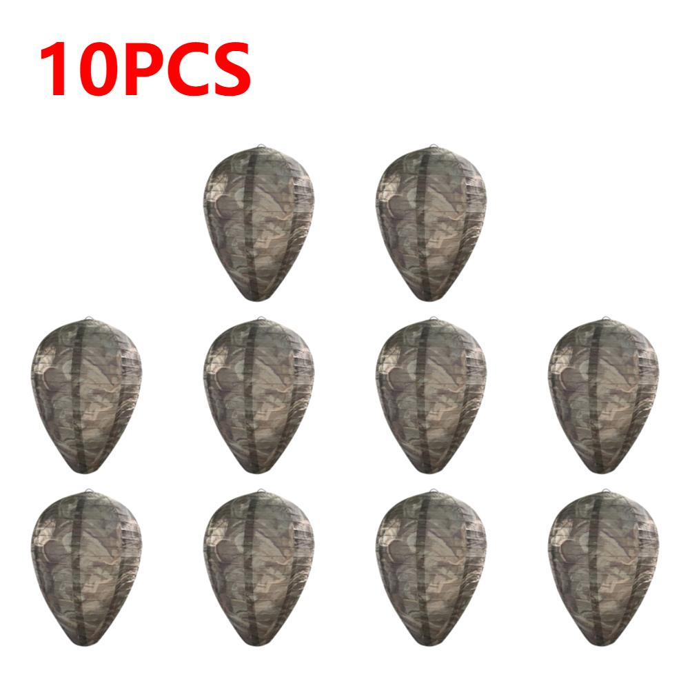 1-10PCS Hanging Wasp Nest Decoy Outdoor Waterproof Fake Wasp Nest Decoy Nest Decoy Hornets Plastic Insects Paper Drive Beehive