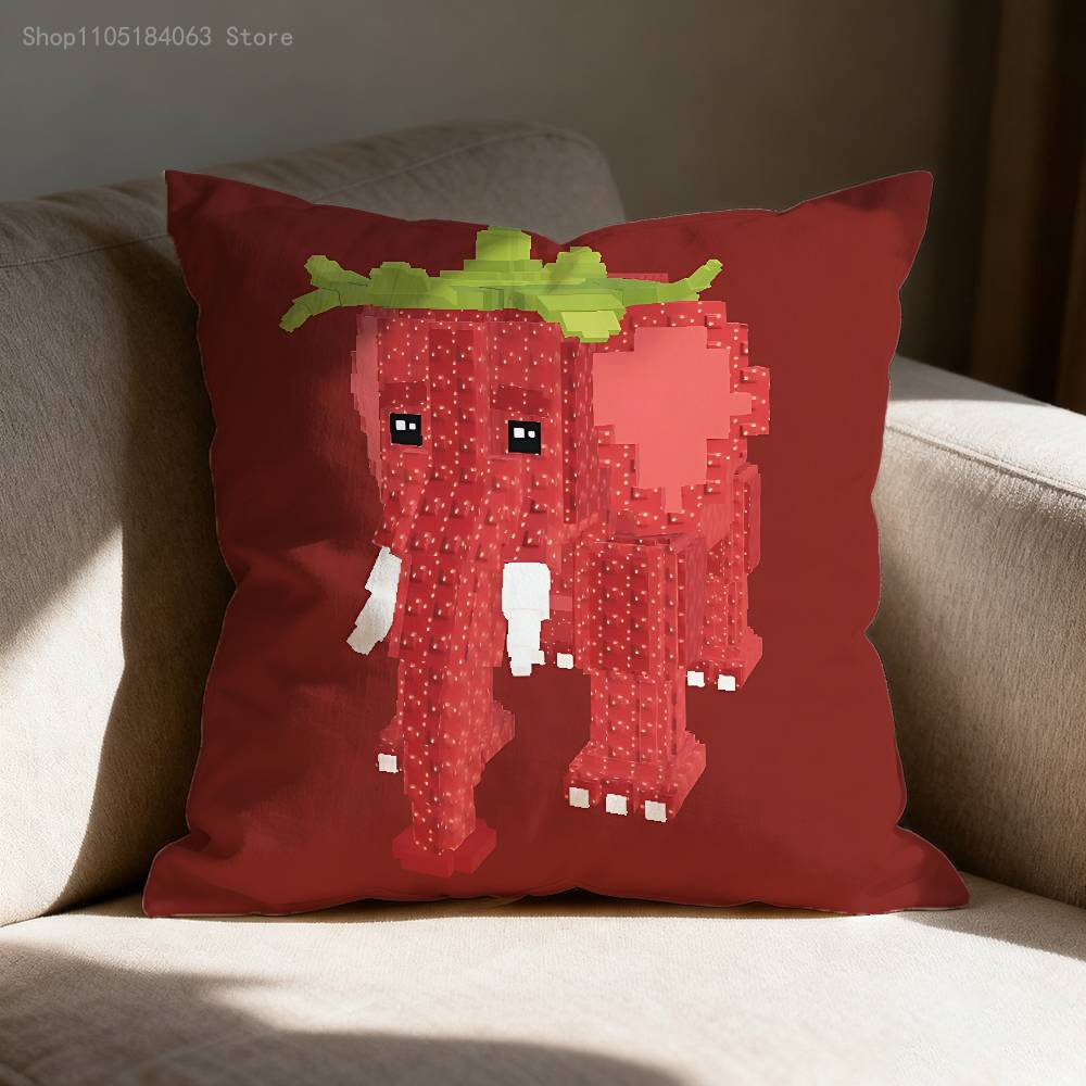 S-Steal A B-Brainrot No 9 House Pillow Case Print Polyester Fiber 40X40 Cm Home Sofa Throw Cushion Cover Decoration