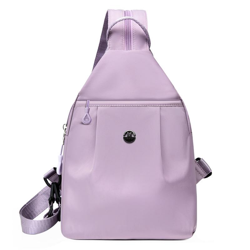 Women's Nylon Backpack Lightweight Multi-Pocket Daypack Casual Rucksack for School Travel & Daily Use