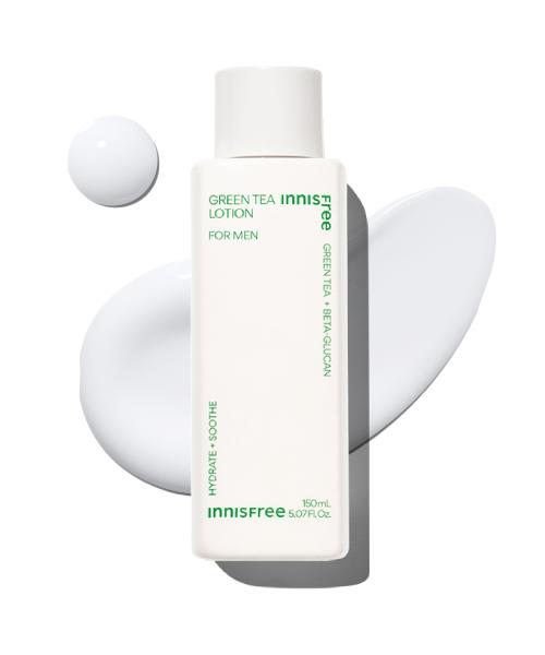 Innisfree Green Tea Lotion For Men 150mL FREE