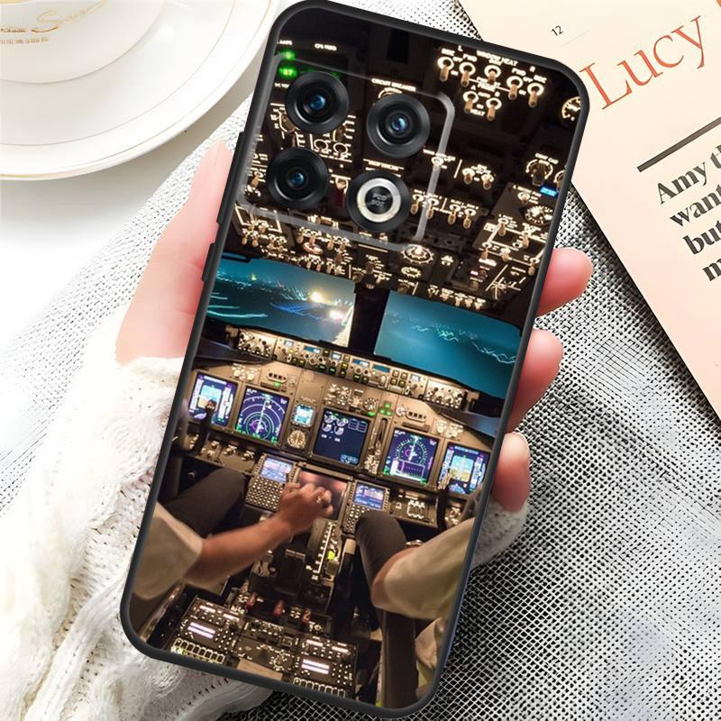 Flight Instruments Cockpit Cover For OnePlus 15 13 13R 13T 12 12R 10T 11 10 Pro OnePlus Nord 5 CE 3 4 Lite N20 N30 Case