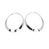 Chrome Headlight Ring Trim Bezel Cover For Mini Cooper F55 F56 F57 14-21