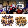 200g Halloween Confetti Halloween Party Table Scatter Confetti Pumpkin Spider Webs Foil Metallic Seq