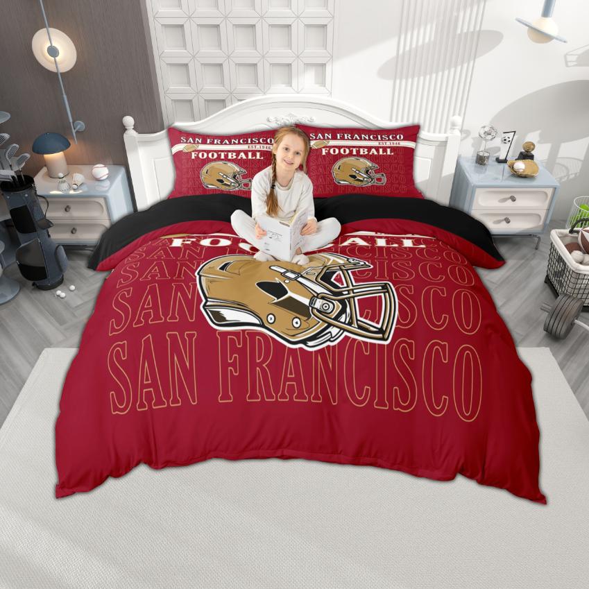 Homewish American Football Theme Duvet Cover Set Rugby Helmet Bedding Set Sports Bed Set