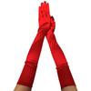 Halloween 52CM Long Stretch Satin Ball Gloves Slippery Satin Cosplay Dinner Dress Performance Gloves