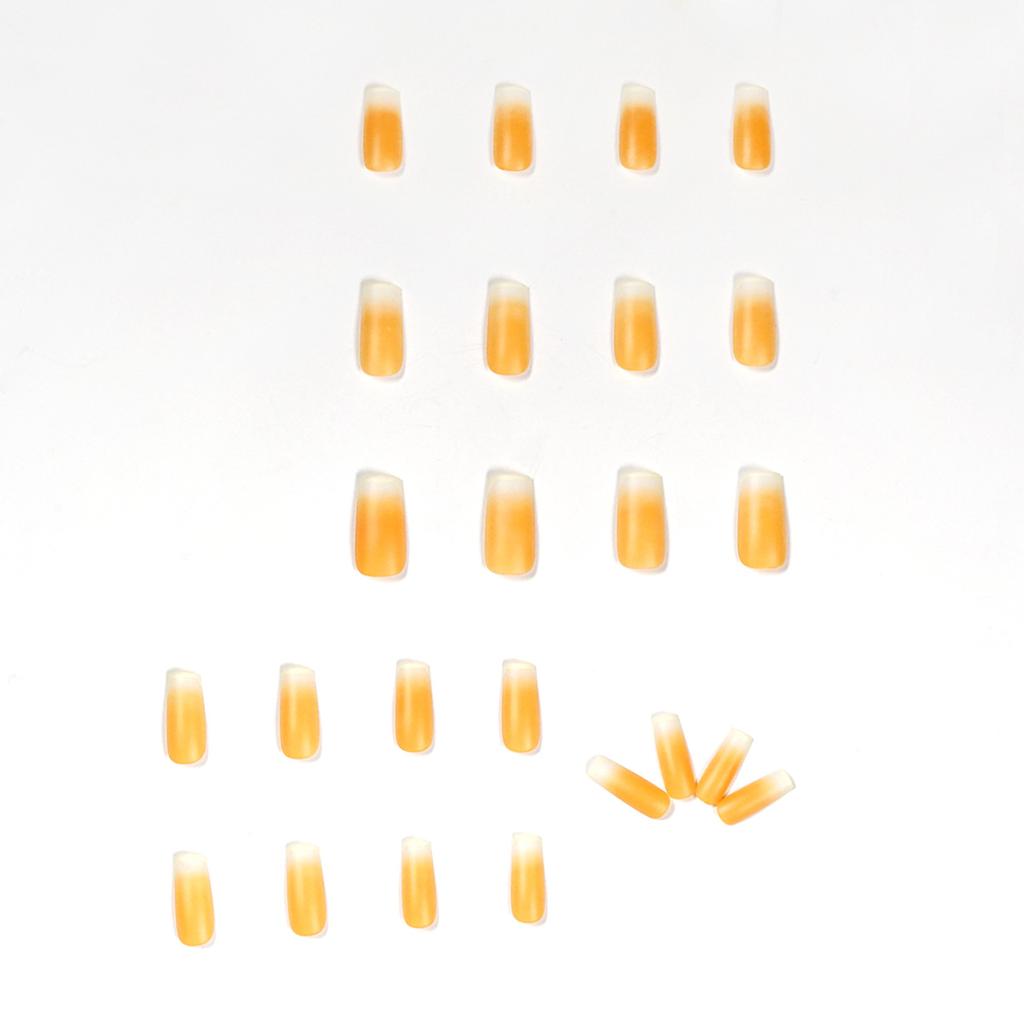 Lemonade Summer Wear Nail Finished Fake Nail Nail Patch Nail Patch Fake Nail Patch