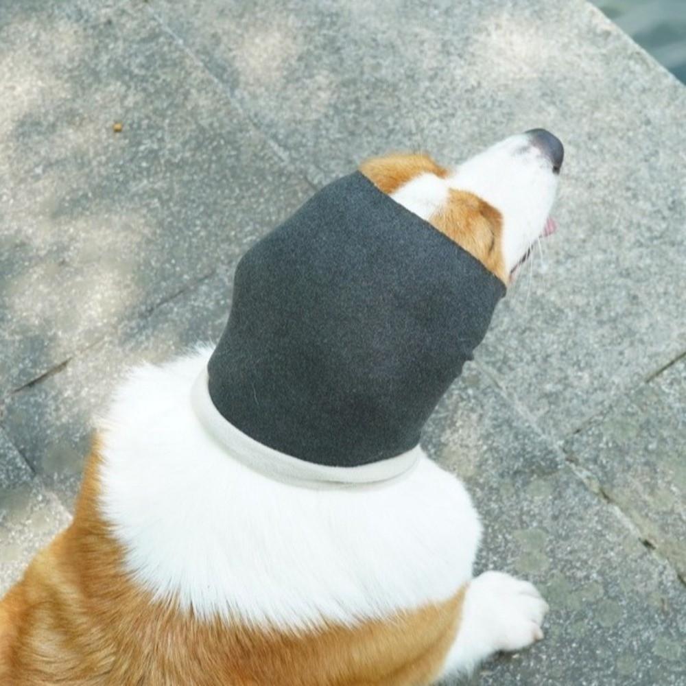 Breathable Dog Head Cover Hearing Protection Pet Ear Cover Practical Calming Dog Hood Dog Grooming