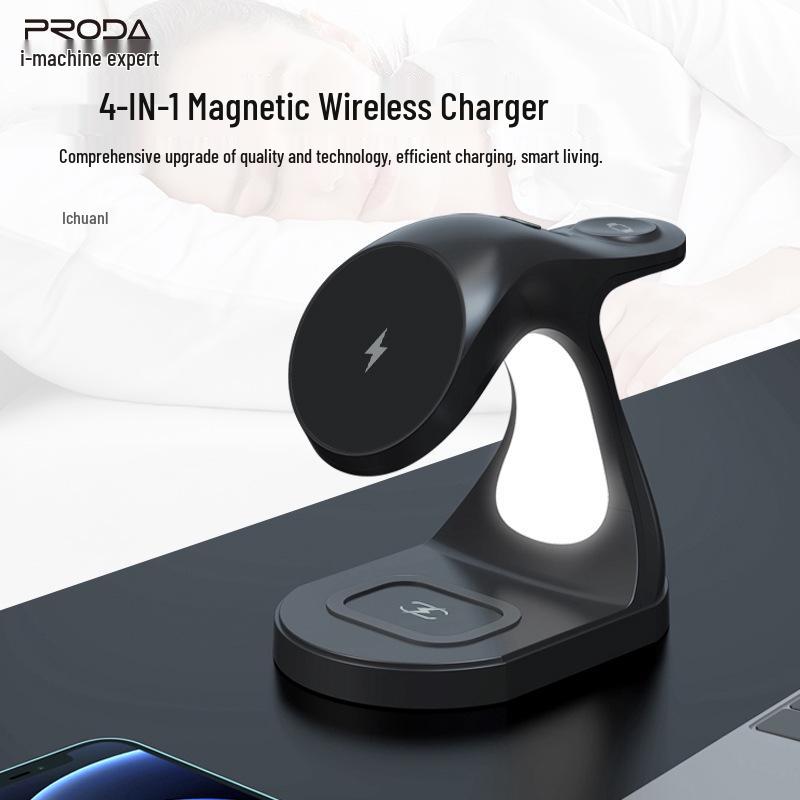 

Four-in-One Dolphin Magnetic Fast Wireless Charger PD-W9 iPhone білий