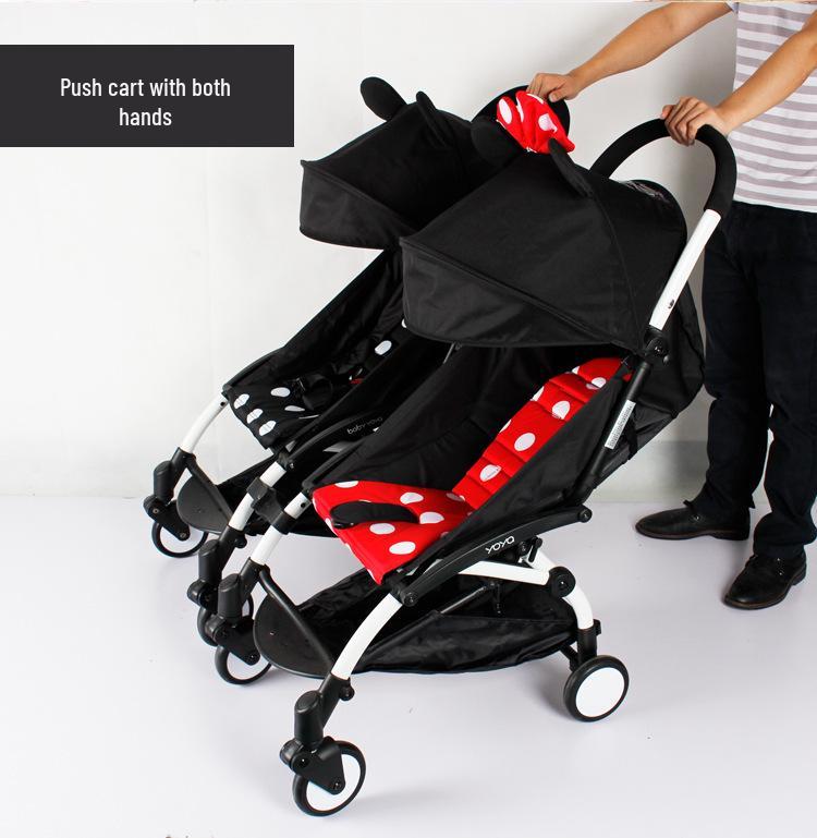 Zwillingskinderwagen-Verbindungsstück für dasselbe Modell - Einzelkinderwagen in Doppelkinderwagen für zwei Babys umwandeln