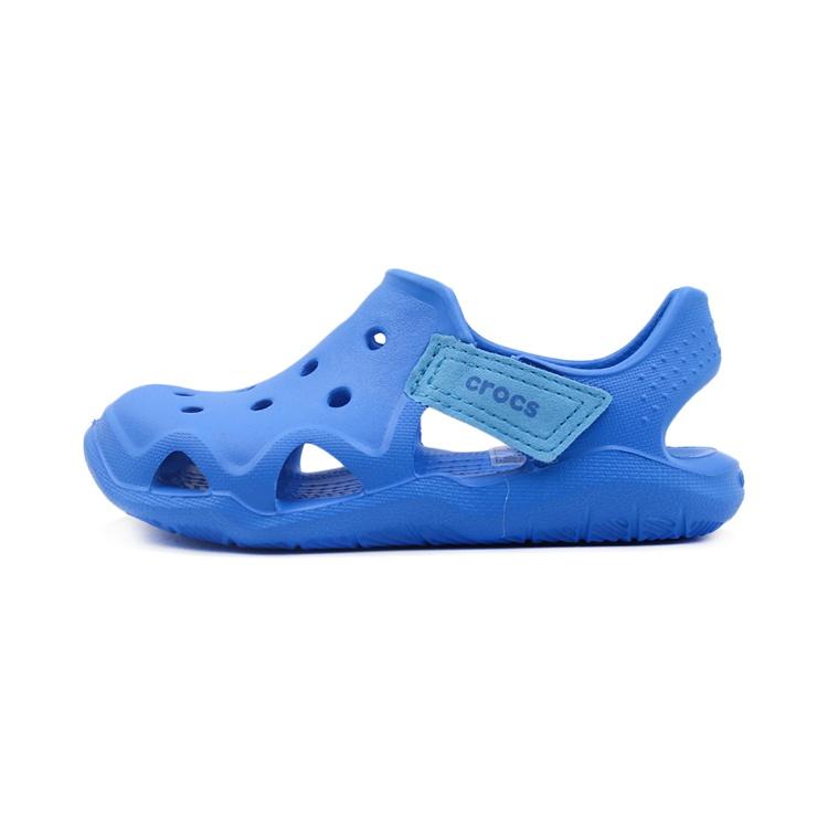 (GS) Crocs Sea Blue Sandals Kids 204021-456 EU 22-23