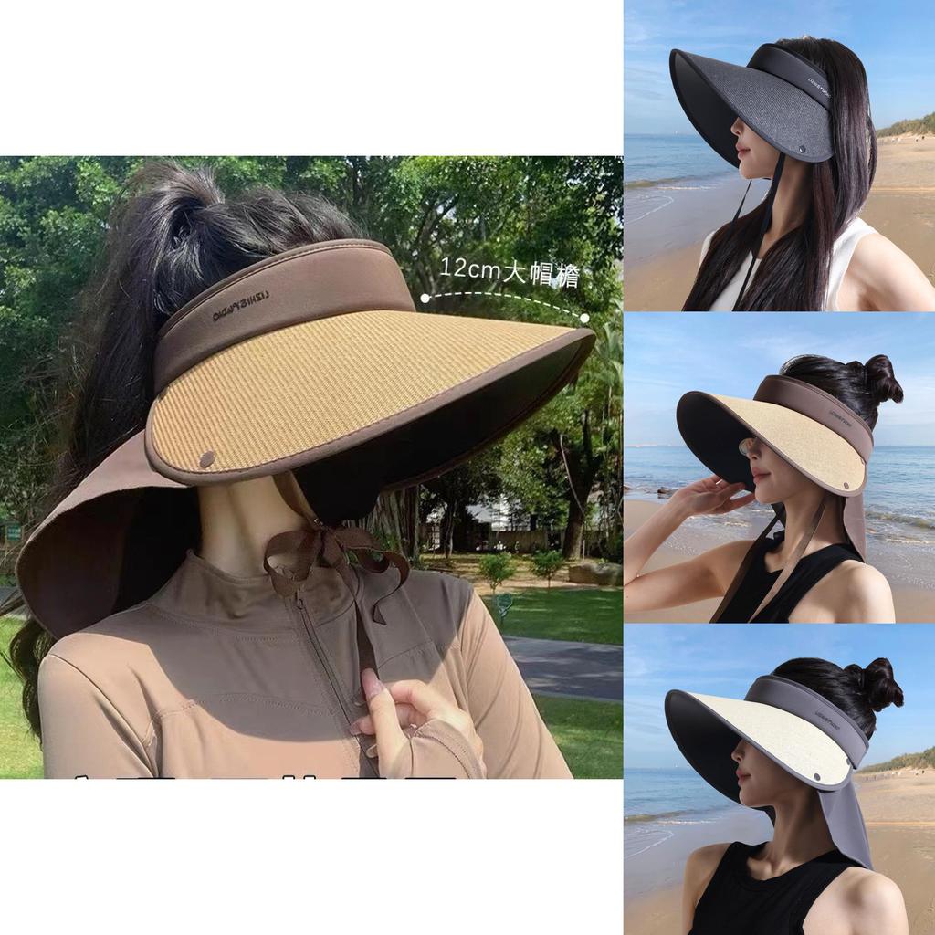 Stylish And Trendy Wide Brim Sun Hat For Women With Uv Protection For Summer 2024