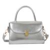 Chic Street Style Small Box Bag For Women Gold And Silver Handbag