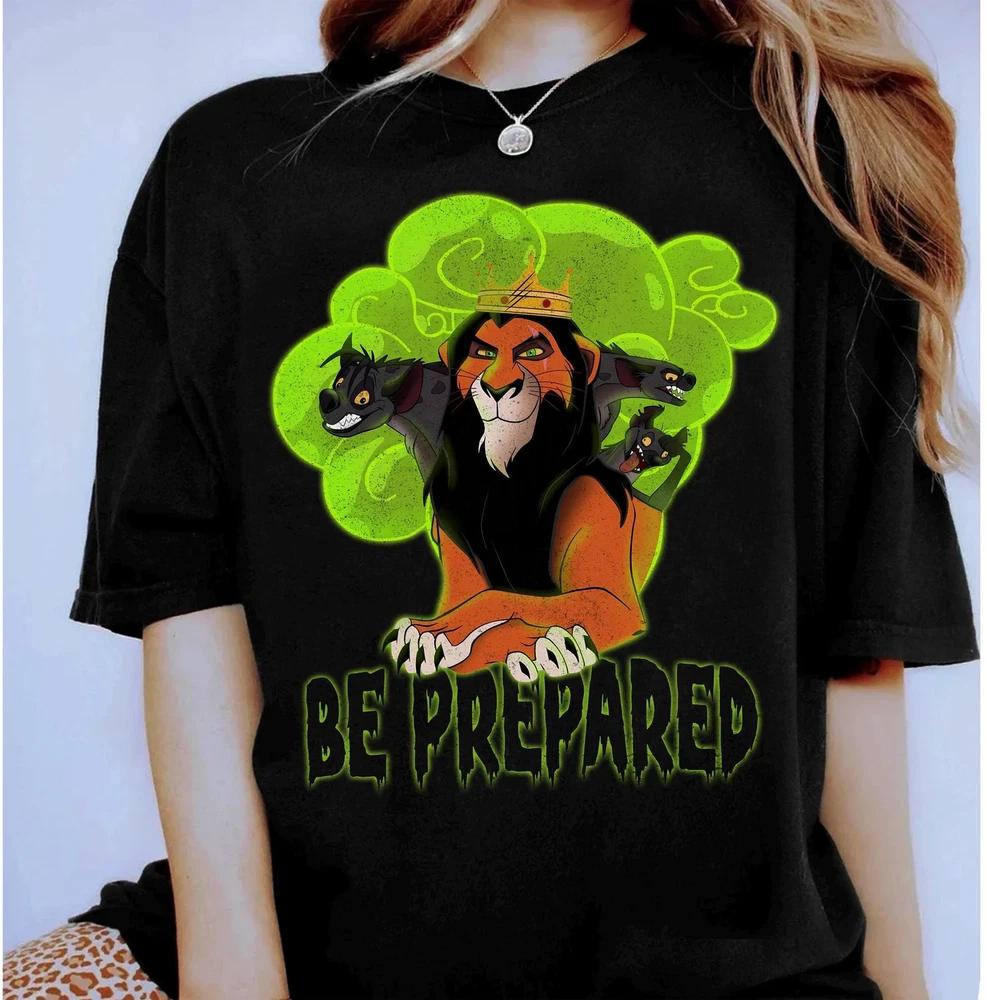 The Lion King Scar Be Prepared Shenzi Banzai TShirt Animal Kingdom S