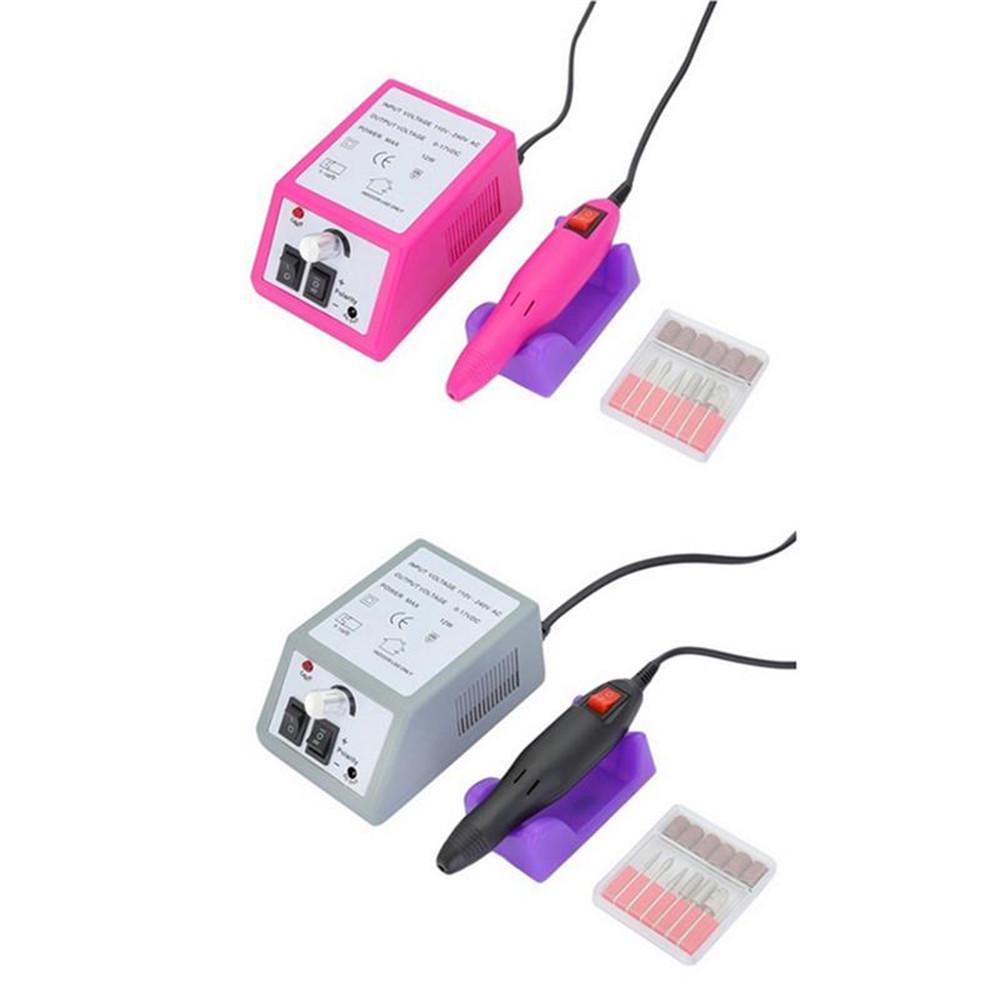 Elektrisk spikerbormaskinsett for akrylnegler Gel Art Polersett Rask manikyr pedikyr