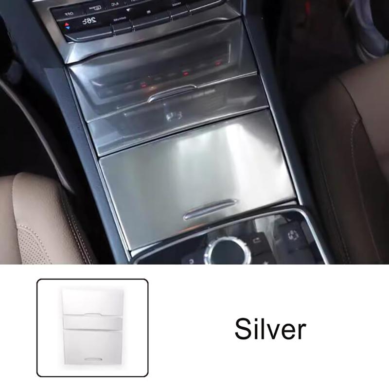 

Stainless Steel Center Console Storage Box Panel Decoration Cover Trim For Mercedes Benz E Class Coupe W207 2014-2016 серебряный