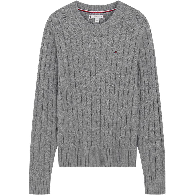 Tommy Hilfiger Women's 2025 A/W Cable Knit Wool Blend Sweaters & Cardigans