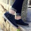 Scarpe da uomo nuove, in pelle scamosciata, casual, con lacci, antiscivolo, da guida, vintage, con punta tonda, autunno inverno, calde, Oxfords