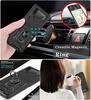 Armor Shockproof Case for Samsung Z Flip7 6 Magnetic Car Ring Holder Stand Back Case Slide Lens Cover for Galaxy Z Flip 7 6 5 4