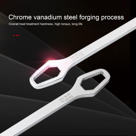 Uniwersalny klucz torx 8-22 mm Samozaciskowy, antypoślizgowy, uniwersalny, dwugłowicowy klucz torx do fabryki