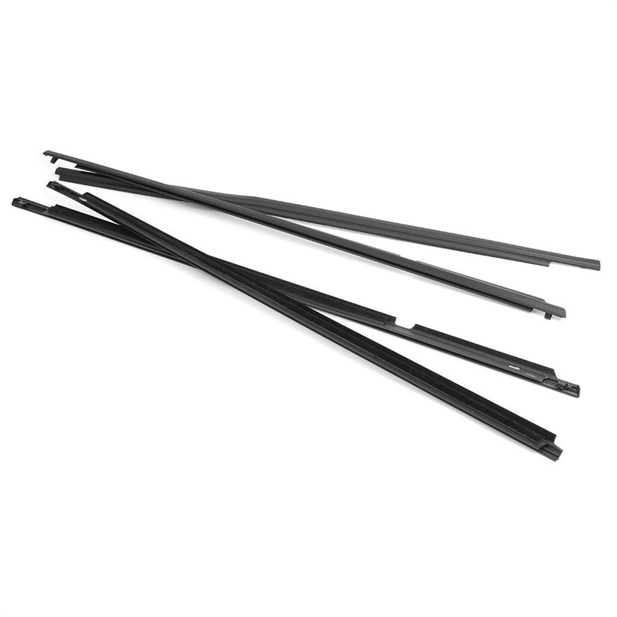 4pcs/set Door Belt Molding Window Weatherstrip For Corolla 2009 -2013