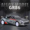 1/32 Scale Toyota GT86 GR86 Mf Ghost 86 Alloy Scale Car Model Diecast Metal Miniature Car Sound and Light Collection Children Toy Car